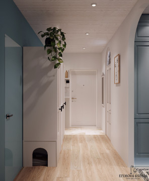 Однокомнатная квартира в средиземноморском стиле